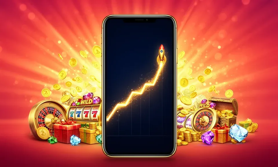 Mobile casino lobby